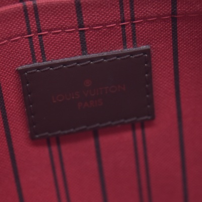 $2240 2020 Louis Vuitton Damier Ebene Neverfull MM with Pouch TX5220