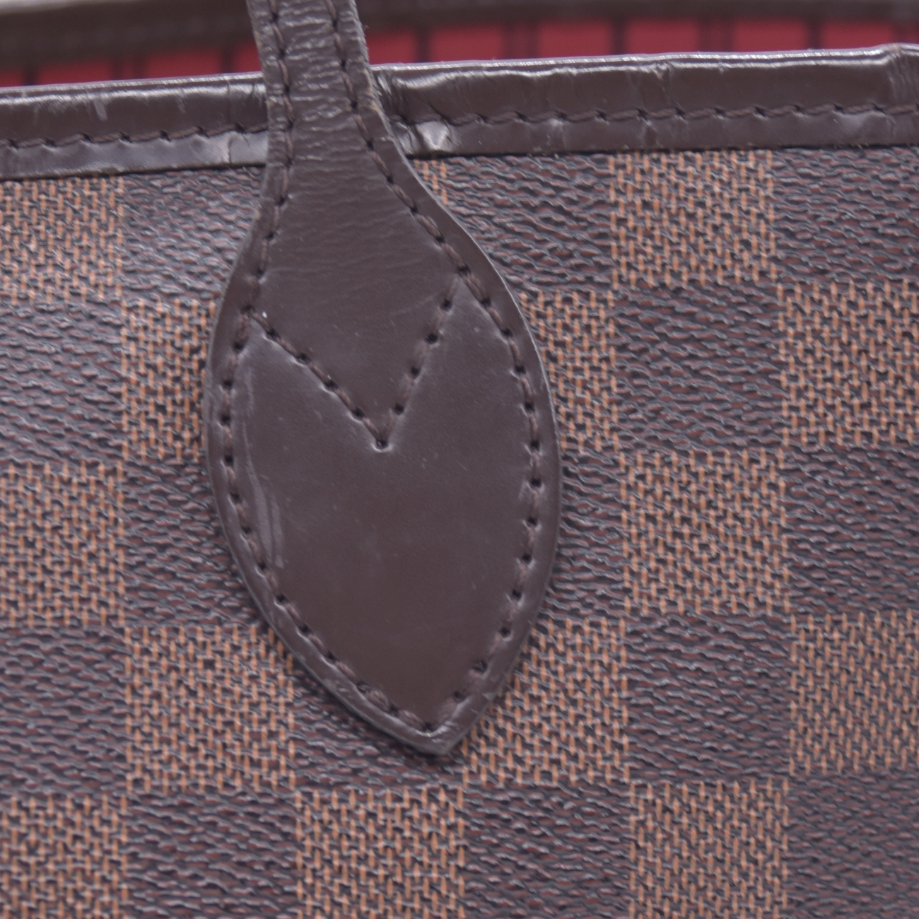 $2240 2018 Louis Vuitton Damier Ebene Neverfull MM with Pouch AR4188