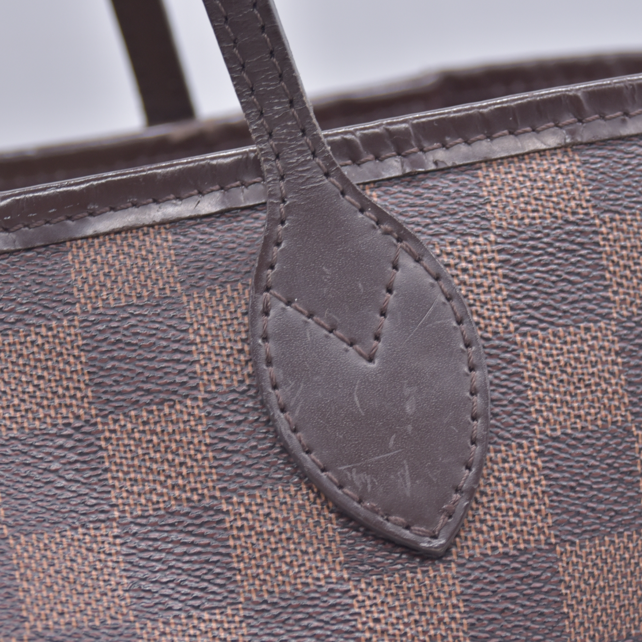 $2240 2018 Louis Vuitton Damier Ebene Neverfull MM with Pouch AR4188