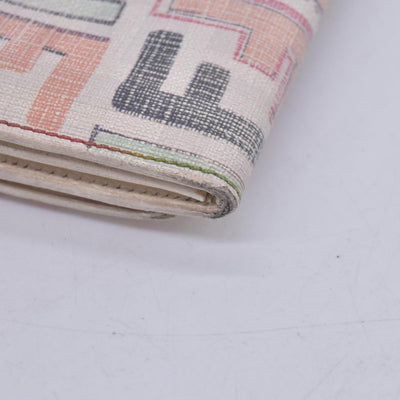 $620 FENDI Multicolor FF Monogram Pattern Long Wallet CONSIGNMENT 10021599