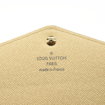 Louis Vuitton Damier Azur Sarah NM Flap Wallet White Canvas