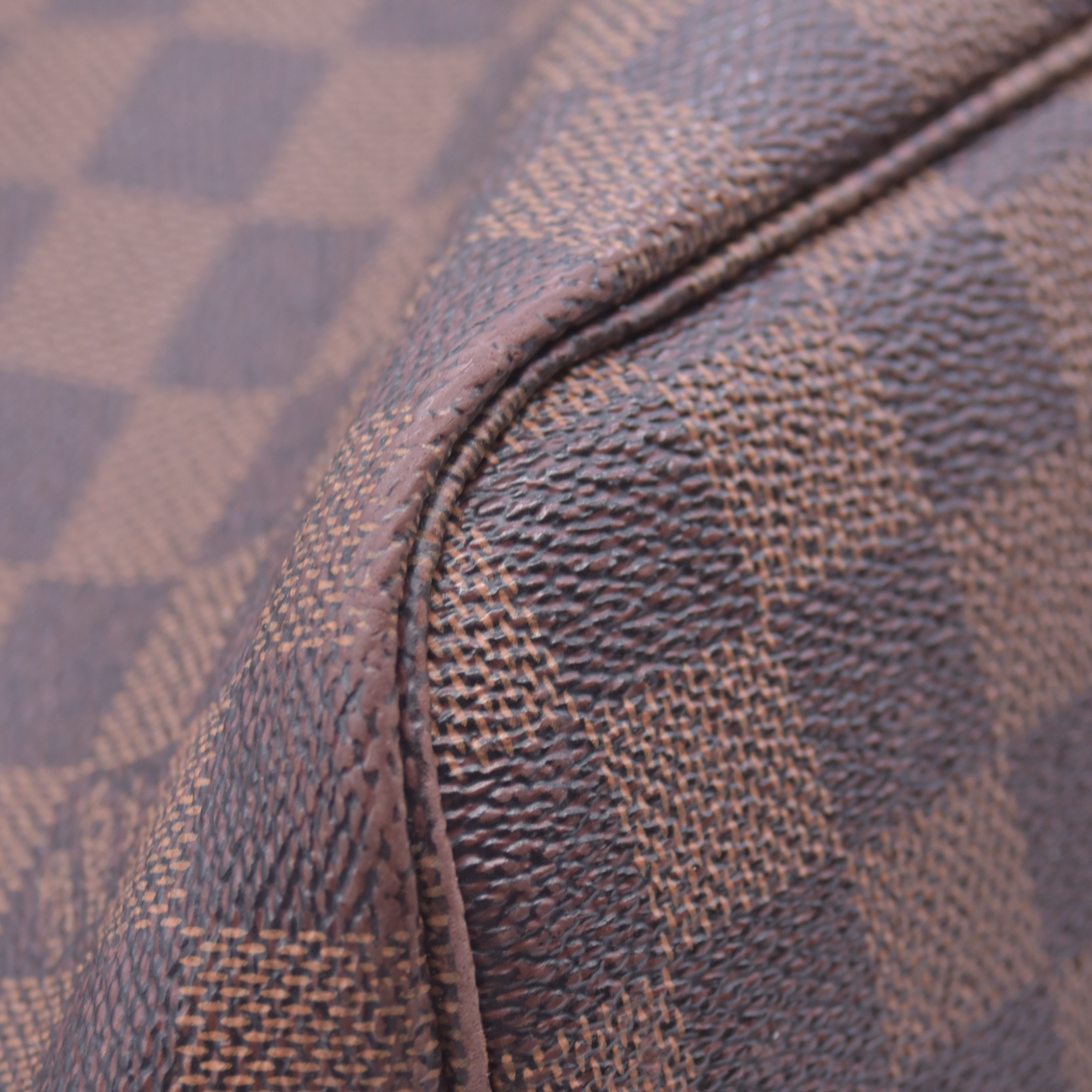 $2240 2018 Louis Vuitton Damier Ebene Neverfull MM with Pouch AR4188