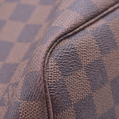 $2240 2018 Louis Vuitton Damier Ebene Neverfull MM with Pouch AR4188