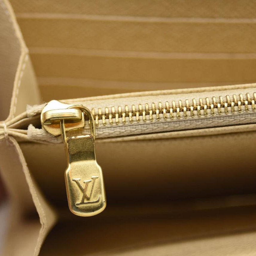 Louis Vuitton Damier Azur Sarah NM Flap Wallet White Canvas