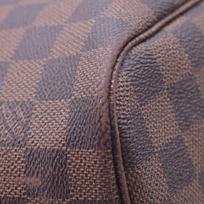 $2240 2018 Louis Vuitton Damier Ebene Neverfull MM with Pouch AR4188