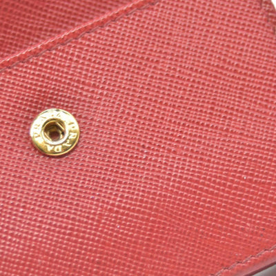 $850 Prada Leather Bag Pouch Red CONSIGNMENT