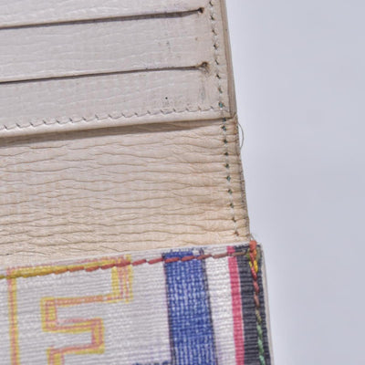 $620 FENDI Multicolor FF Monogram Pattern Long Wallet CONSIGNMENT 10021599