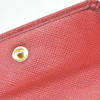 $850 Prada Leather Bag Pouch Red CONSIGNMENT