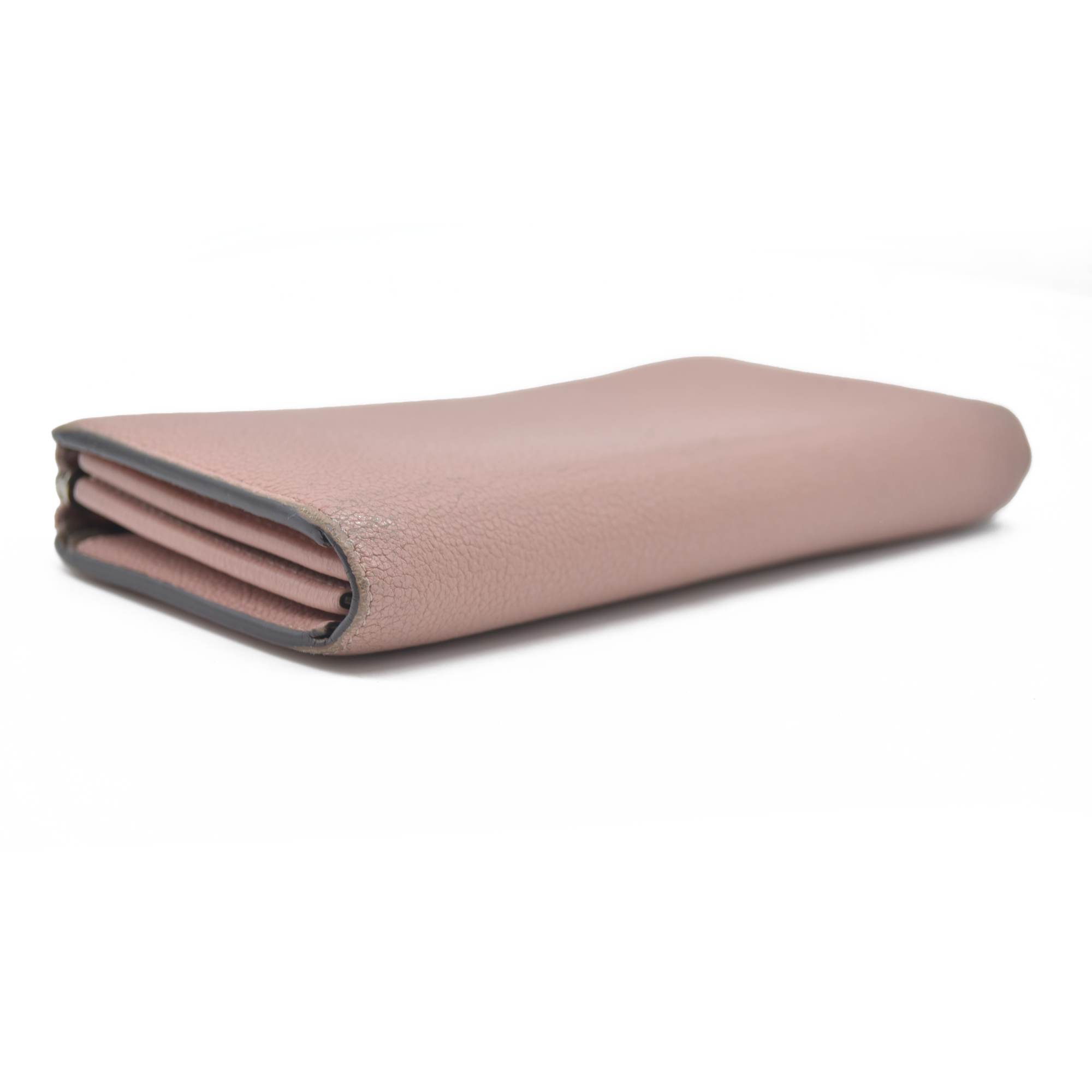 $1130 Louis Vuitton Comet Taurillon Leather Zip Zippy Long Wallet Pink MI0146 2016
