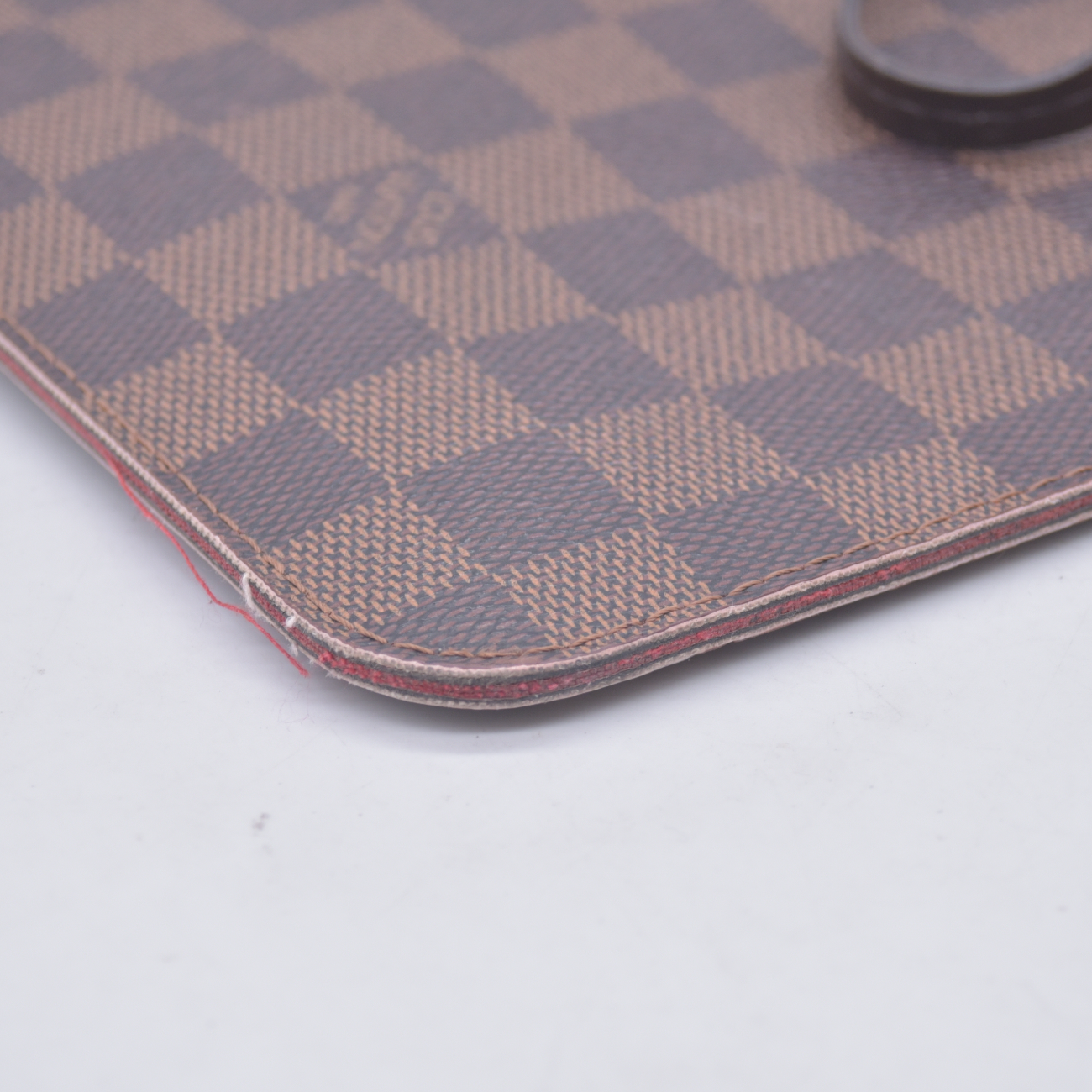 $2240 2018 Louis Vuitton Damier Ebene Neverfull MM with Pouch AR4188