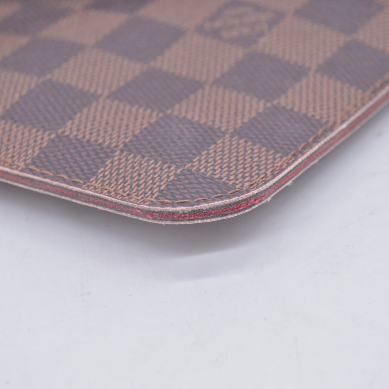 $2240 2018 Louis Vuitton Damier Ebene Neverfull MM with Pouch AR4188