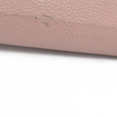 $1130 Louis Vuitton Comet Taurillon Leather Zip Zippy Long Wallet Pink MI0146 2016