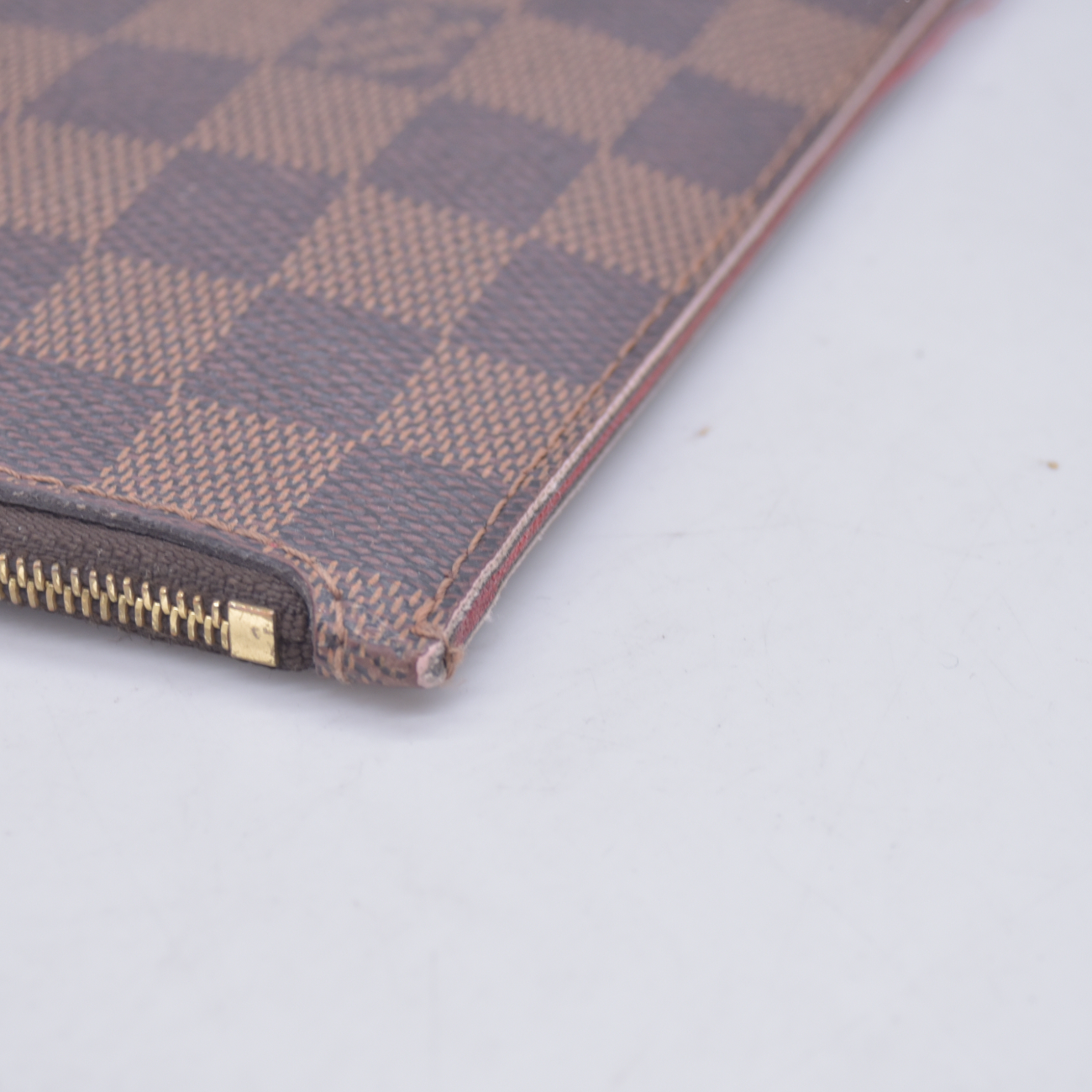 $2240 2018 Louis Vuitton Damier Ebene Neverfull MM with Pouch AR4188
