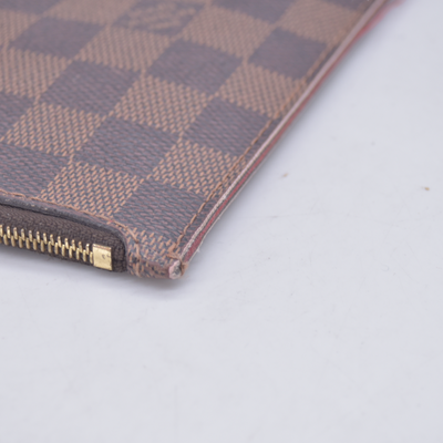 $2240 2018 Louis Vuitton Damier Ebene Neverfull MM with Pouch AR4188