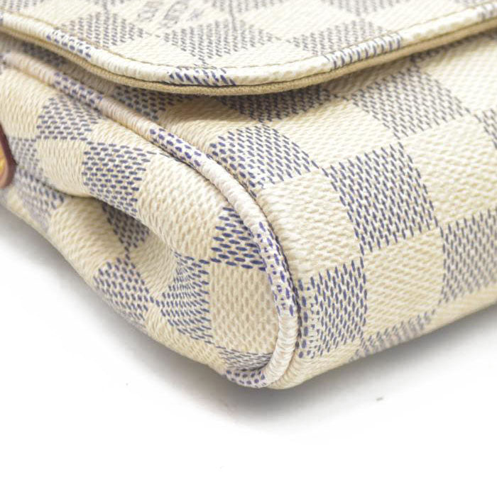 $1050 Louis Vuitton  Damier Azur Favorite PM DU0164