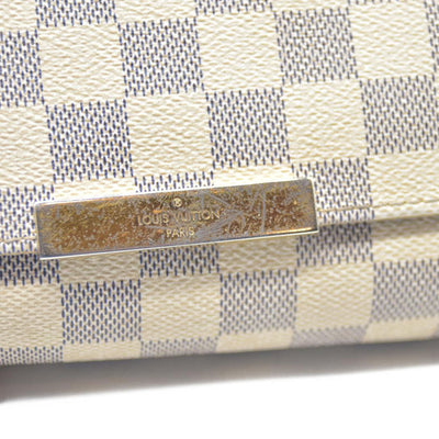 $1050 Louis Vuitton  Damier Azur Favorite PM DU0164