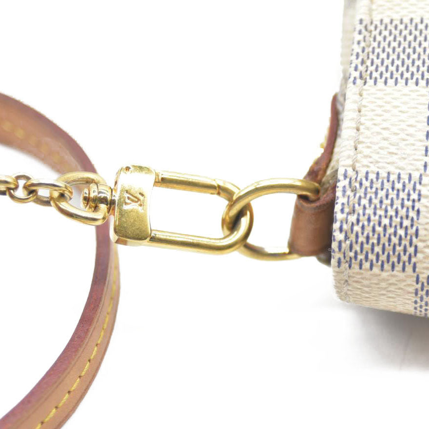 $1050 Louis Vuitton  Damier Azur Favorite PM DU0164