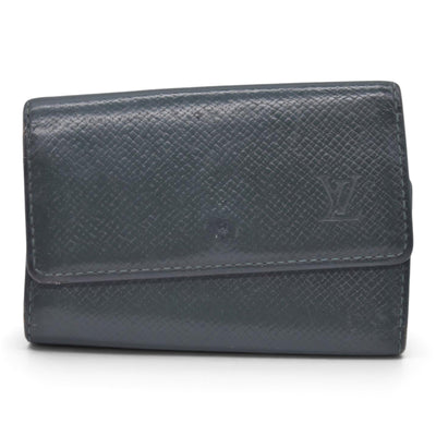 $445 LOUIS VUITTON Taiga Multiclés 6 Key Case Epicea Green CONSIGNMENT 10021585
