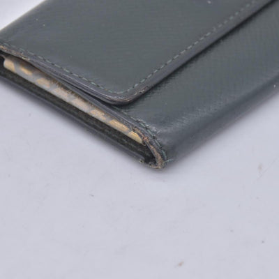 $445 LOUIS VUITTON Taiga Multiclés 6 Key Case Epicea Green CONSIGNMENT 10021585