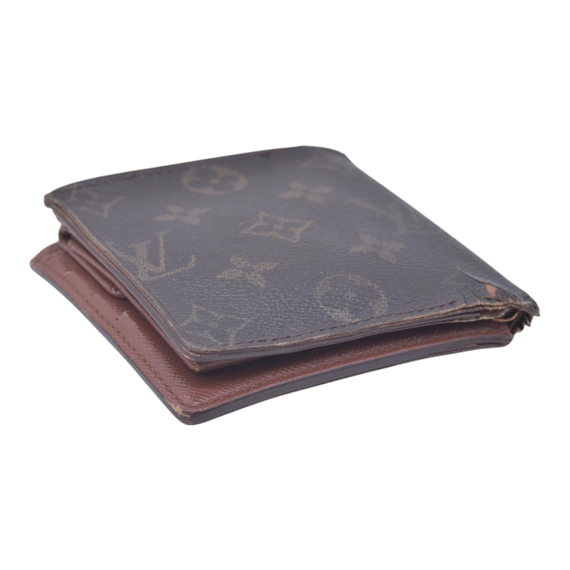$480 LOUIS VUITTON Monogram Compact Bifold Wallet CONSIGNMENT 10021587