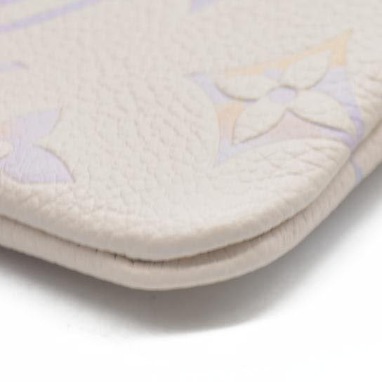 $625 Louis Vuitton  Empreinte Monogram Giant Key Pouch Dream Beige