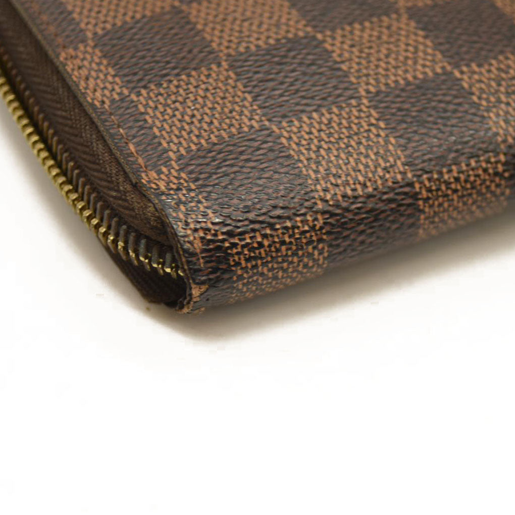 Louis Vuitton  Damier Ebene Zippy Wallet CA3049