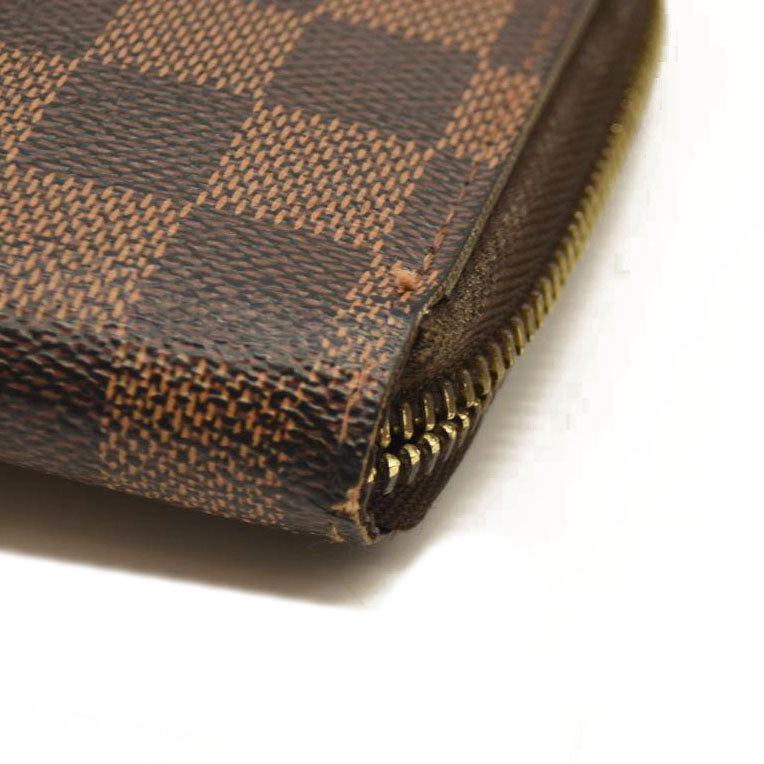 Louis Vuitton  Damier Ebene Zippy Wallet CA3049