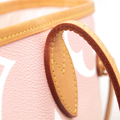 Louis Vuitton Monogram Giant By The Pool Neverfull MM Light Pink Tote