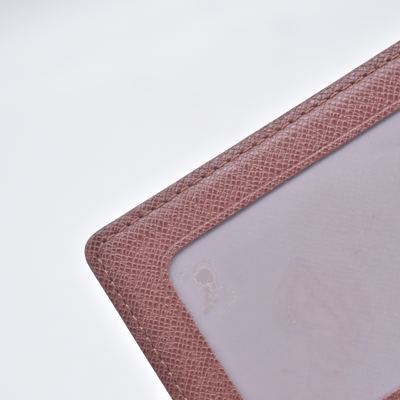 $360 2005 Louis Vuitton Monogram Porte 2 Cartes Vertical Card Holder CA1025