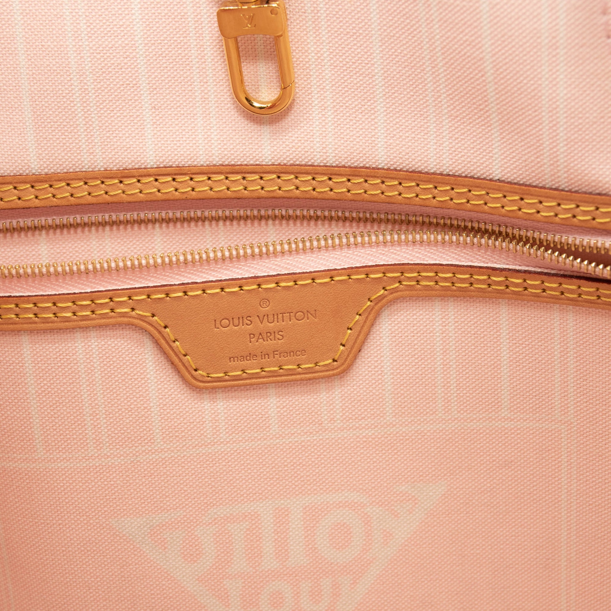 Louis Vuitton Monogram Giant By The Pool Neverfull MM Light Pink Tote