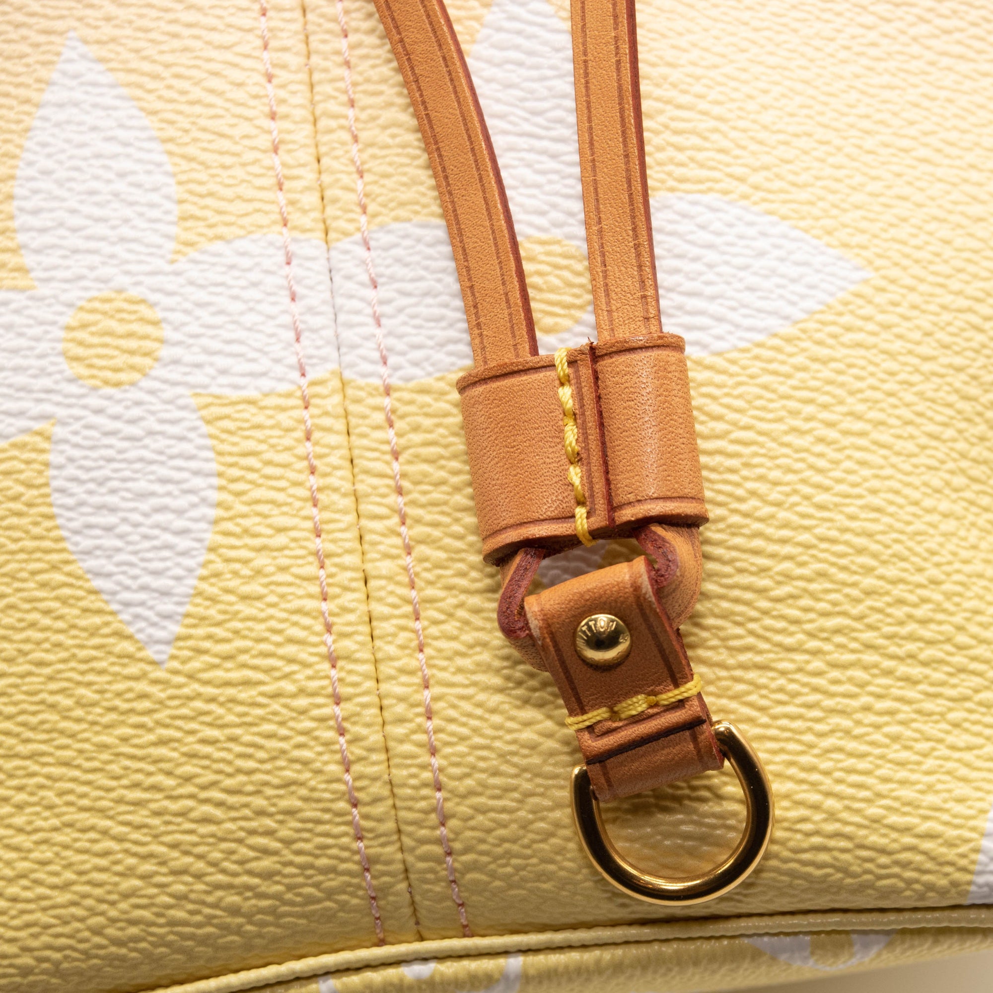 Louis Vuitton Monogram Giant By The Pool Neverfull MM Light Pink Tote