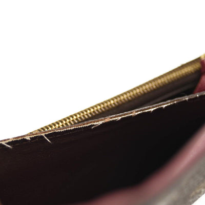 LOUIS VUITTON Monogram Emilie Wallet Fuchsia