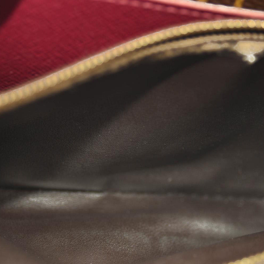 LOUIS VUITTON Monogram Emilie Wallet Fuchsia