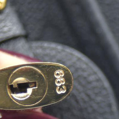 $3850 Louis Vuitton  Empreinte Monogram Giant Petit Palais Black