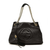 USED Gucci Pebbled Calfskin Medium Soho Chain Shoulder Bag Black