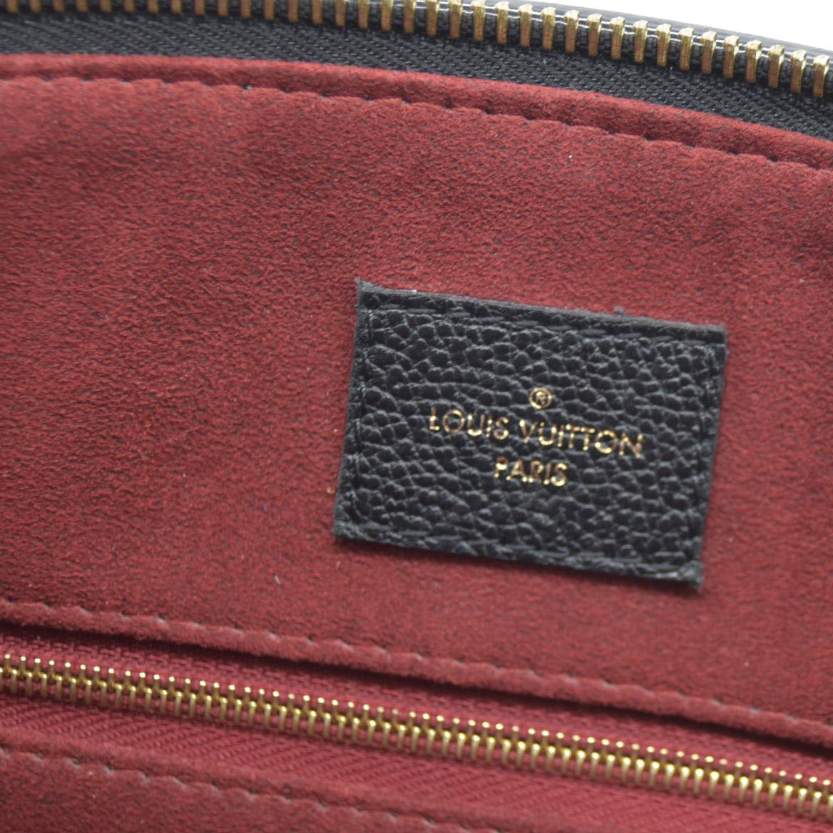 $3850 Louis Vuitton  Empreinte Monogram Giant Petit Palais Black