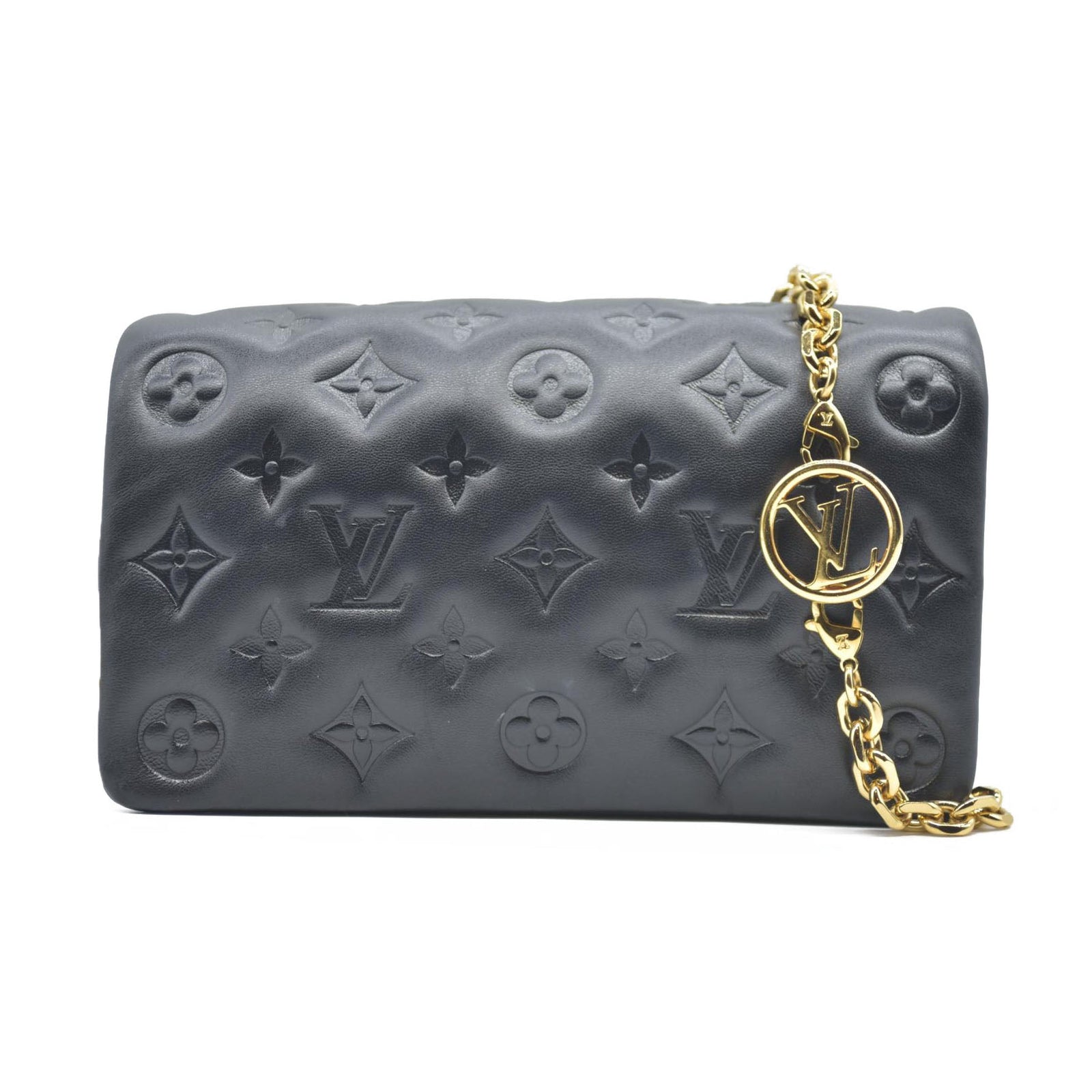 $3150 Louis Vuitton LV Monogram Pochette Coussin