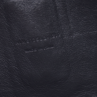 $1800 2019 Saint Laurent Calfskin Crocodile Embossed Monogram Mini Lou Camera Bag Black 10020872