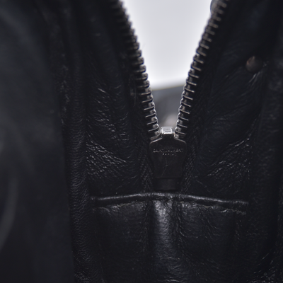 $1800 2019 Saint Laurent Calfskin Crocodile Embossed Monogram Mini Lou Camera Bag Black 10020872