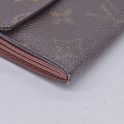 $720 2002 LOUIS VUITTON Monogram Sarah Wallet CONSIGNMENT 10021631 TH0012