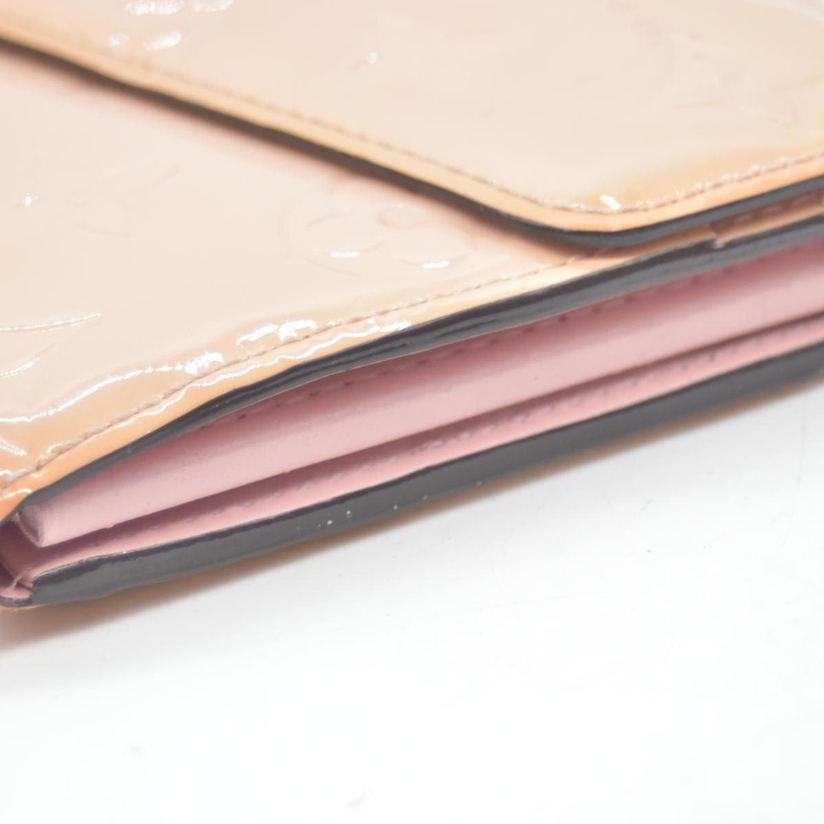 $840 Louis Vuitton Vernis Sarah Wallet Rose Poudre CONSIGNMENT TS0127