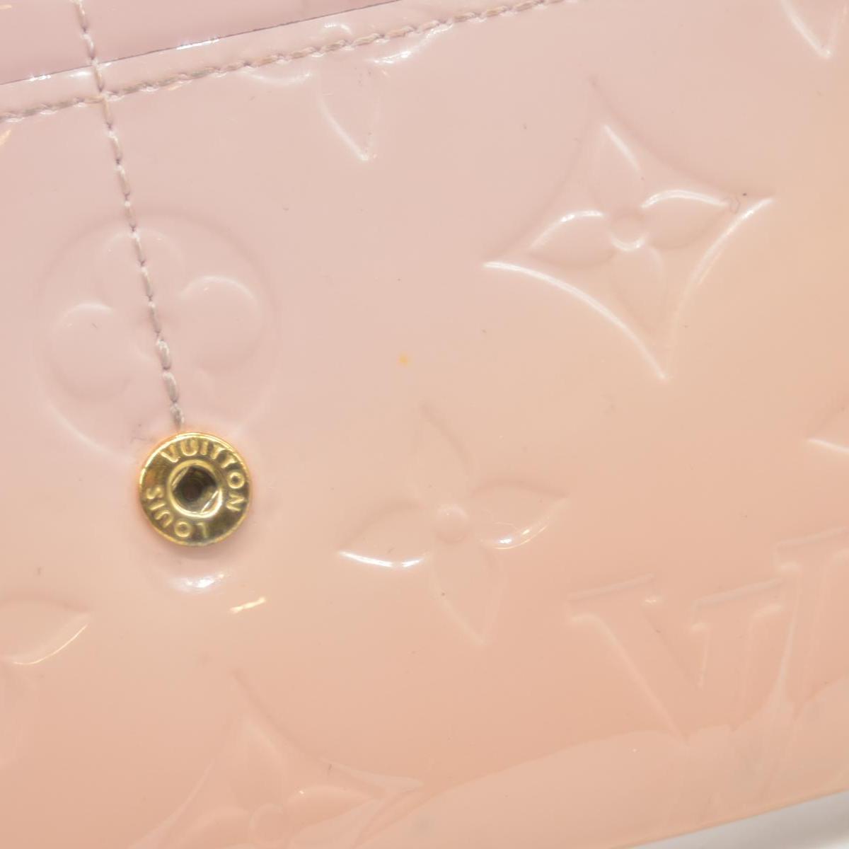 $840 Louis Vuitton Vernis Sarah Wallet Rose Poudre CONSIGNMENT TS0127