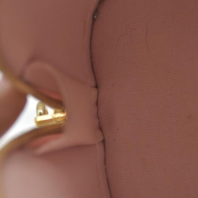 $2230 Louis Vuitton Vernis Alma BB Rose Angelique CONSIGNMENT FL0156