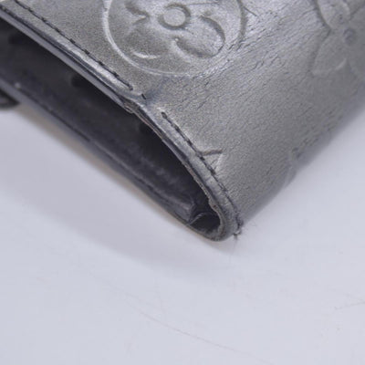2005 Louis Vuitton Mat Monogram Porte Tresor International Grey TH0055 CONSIGNMENT 10020952