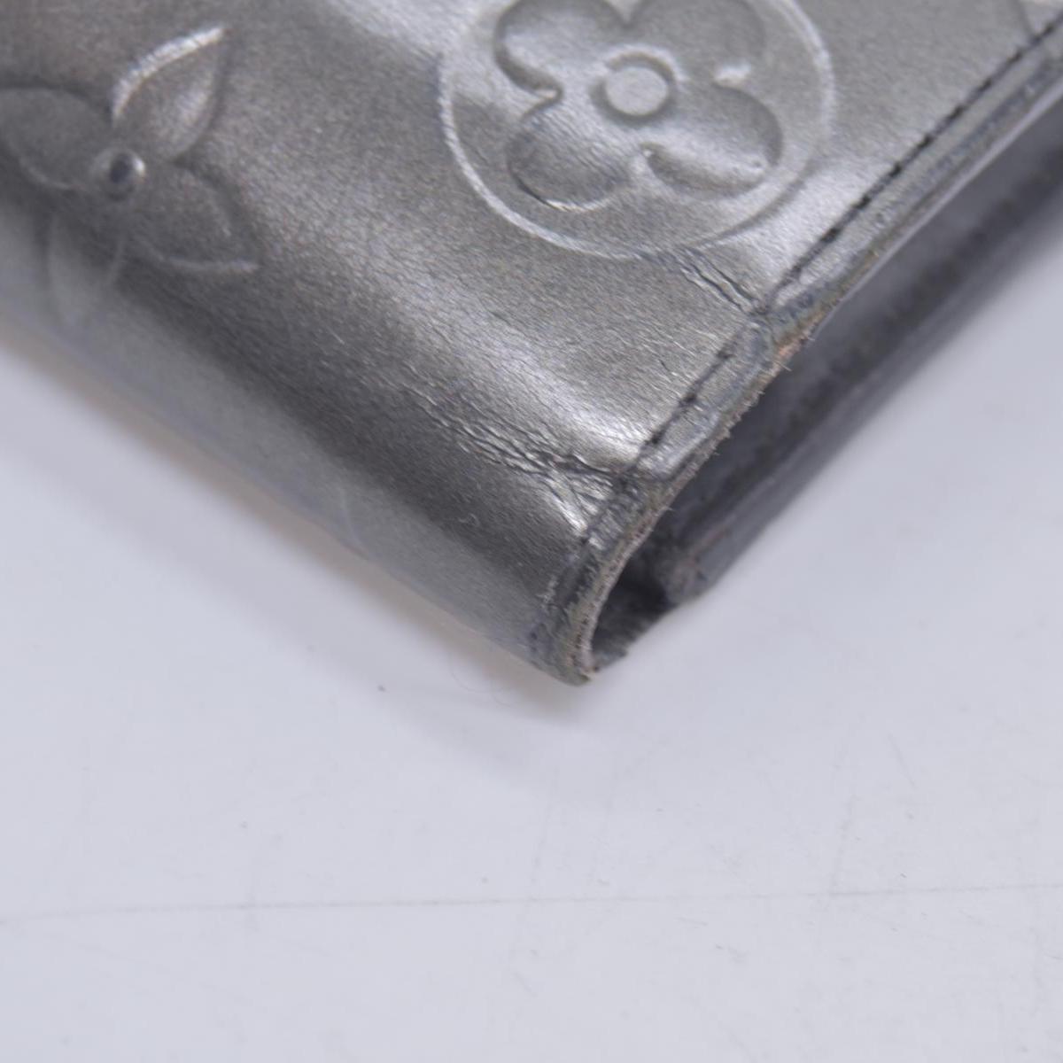 2005 Louis Vuitton Mat Monogram Porte Tresor International Grey TH0055 CONSIGNMENT 10020952