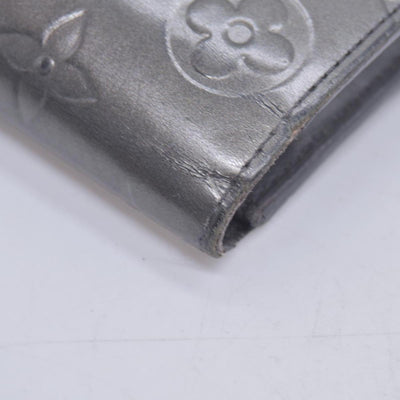 2005 Louis Vuitton Mat Monogram Porte Tresor International Grey TH0055 CONSIGNMENT 10020952