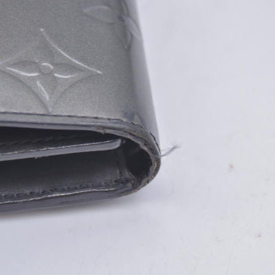 2005 Louis Vuitton Mat Monogram Porte Tresor International Grey TH0055 CONSIGNMENT 10020952