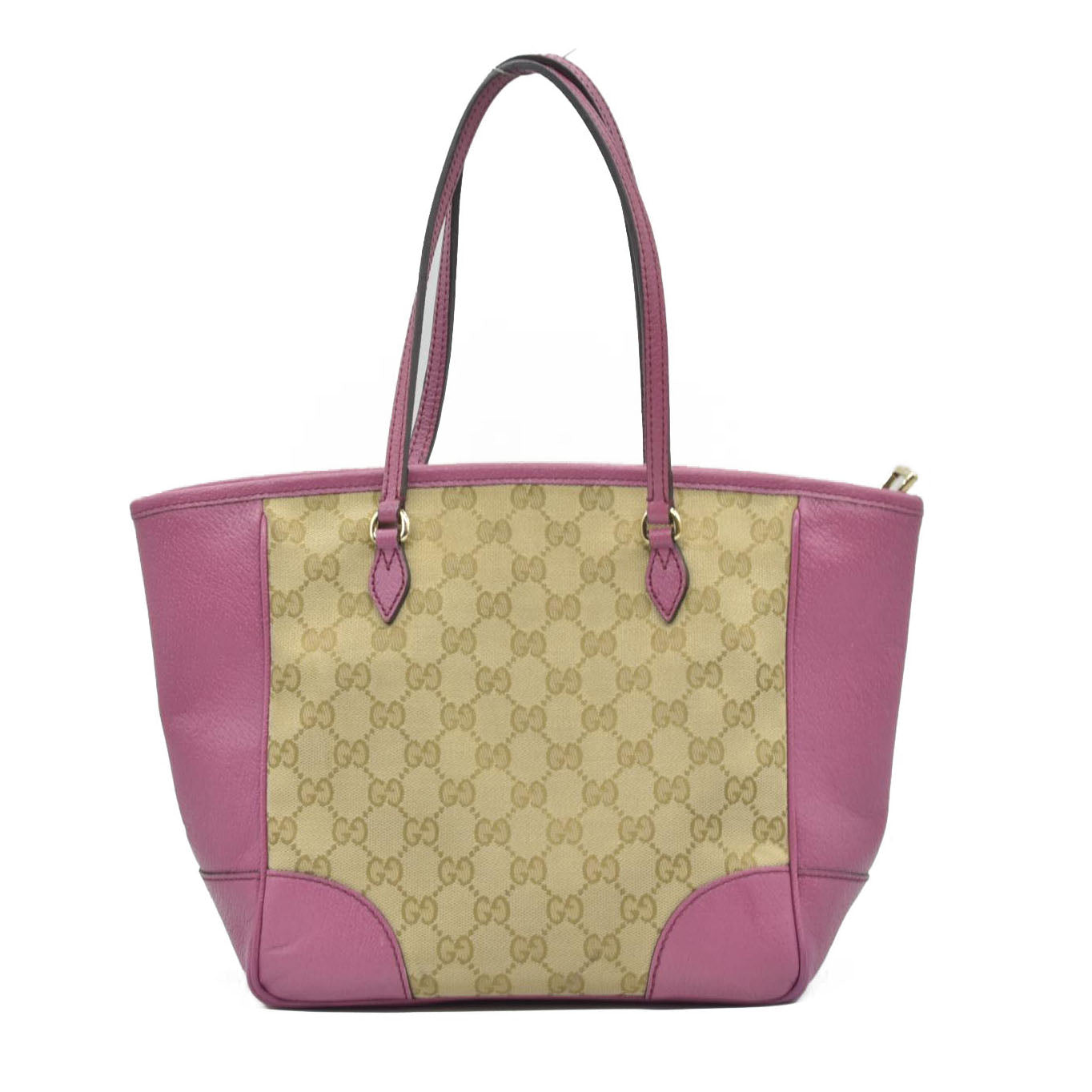 $1000 Gucci GG Canvas Bree Tote Pink Consignment