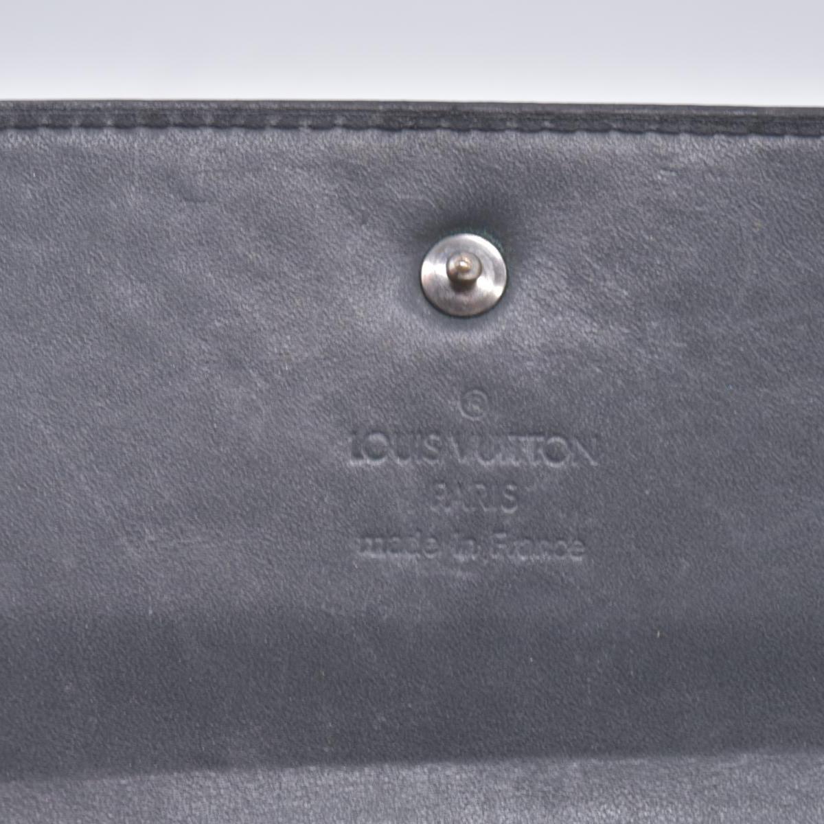 2005 Louis Vuitton Mat Monogram Porte Tresor International Grey TH0055 CONSIGNMENT 10020952