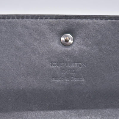 2005 Louis Vuitton Mat Monogram Porte Tresor International Grey TH0055 CONSIGNMENT 10020952